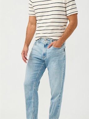 Silver Jeans Light Wash Relaxed Straight Men's Jeans